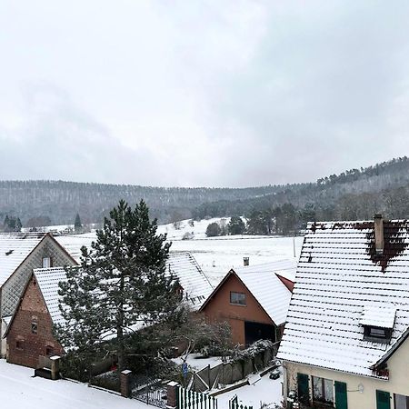 Au Wachtfels Bed and Breakfast Obersteinbach Buitenkant foto